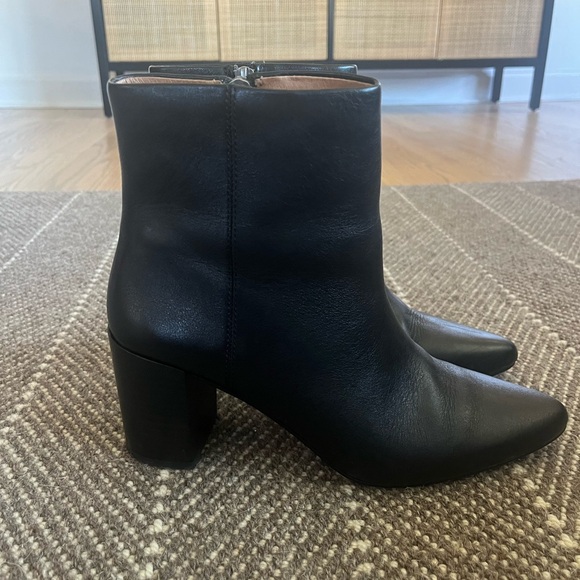 SOLD OUT Madewell Fiona Leather Ankle Boots - Picture 9 of 13